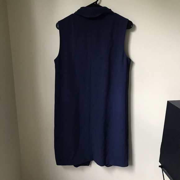 Laurél Escada Navy Blue Vest Dress, size 10 - Picture 8 of 8